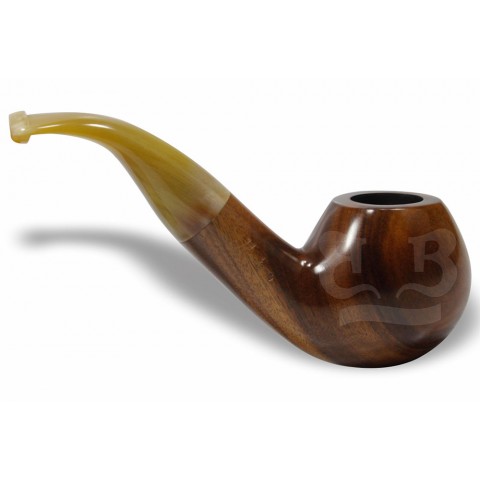 Cachimbo Montana Curvo (Aceita Filtro 9mm) Piteira Chifre